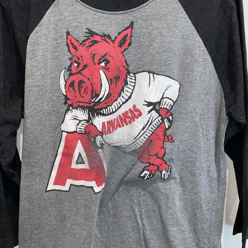 Quarter Sleeve Arkansas Shirt